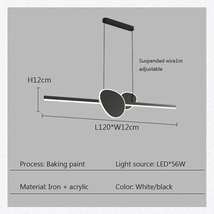Suspension LED moderne pour décoration intérieure élégante — LZ4X9Q