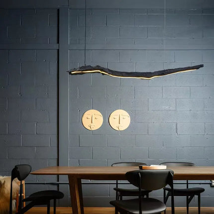 Lustre LED suspension style wabi-sabi nordique pour café et restaurant — LZ4X9T