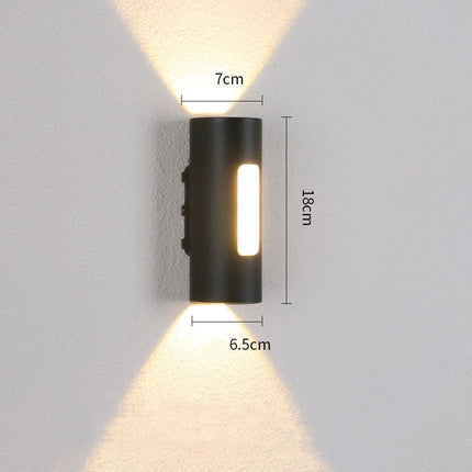 Applique murale LED 12W étanche IP65 pour extérieur, éclairage haut et bas — LZ4X9T2