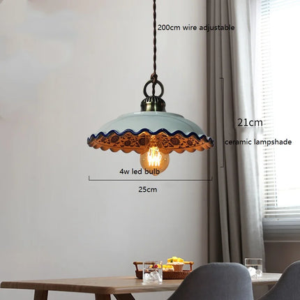 Suspension LED moderne en céramique pour intérieur — LZ4X9P2