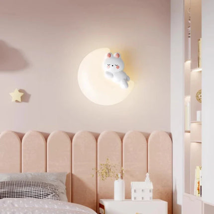 Applique murale lapin mignon pour décoration chambre enfant moderne — LZ4X9QJ