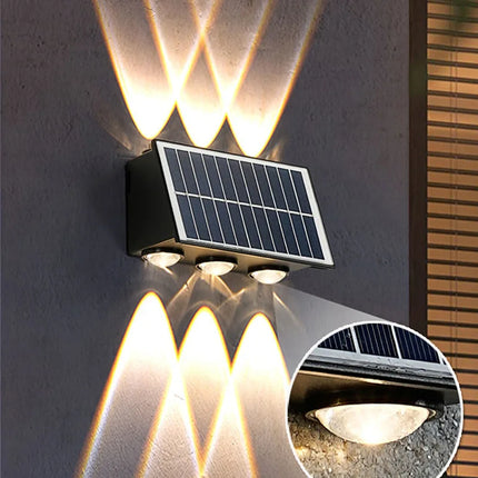Applique murale LED solaire étanche pour extérieur jardin et rue — LZ5T9Q2