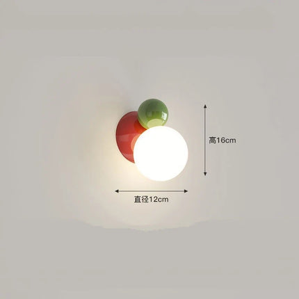 Applique murale LED en métal avec globe acrylique — LZ7XQ2
