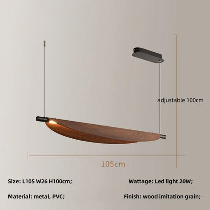 Applique murale LED minimaliste style wabi sabi japonais effet grain de bois — LZP4X9
