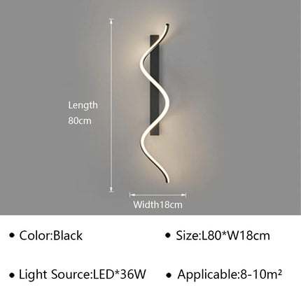 Applique murale LED au design contemporain pour intérieur moderne — LZ4P9XJ