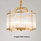 6 lumières D60 H45cm