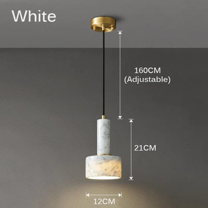 Suspension en marbre pour décoration intérieure moderne — LZ4T9XQ
