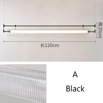 Suspension LED moderne minimaliste en acrylique italien — LZ4X9M