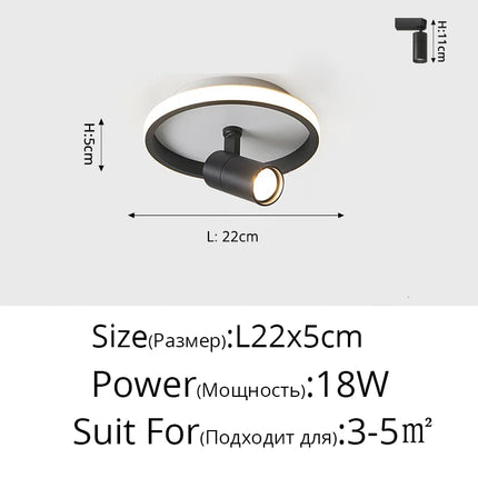 Suspension acrylique moderne avec éclairage LED intégré — LZ4Q7N2
