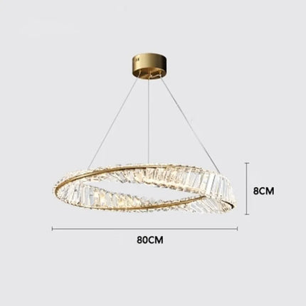 Lustre en cristal pour éclairage raffiné — LZ4X9T2