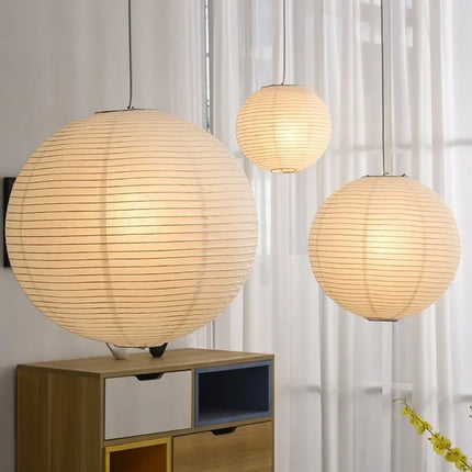 Suspension lanterne chinoise en papier boule ronde pour salon et salle à manger — LZ4X9JQ
