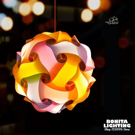 Lustre à assembler Hortensia pour ambiance artistique moderne — LZ4X9T2
