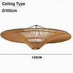 Plafond-D130cm / Brun