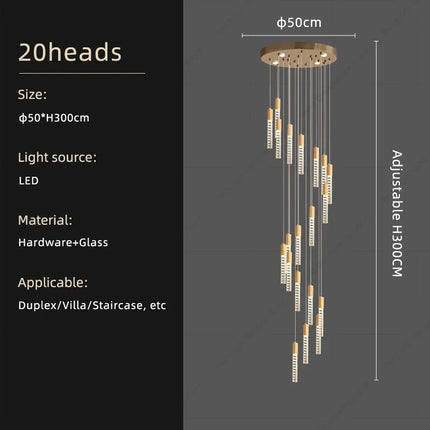 Lustre élégant pour un éclairage moderne et raffiné — LZ4X9P