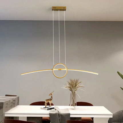 Suspension moderne avec éclairage LED pour maison connectée — LZ4P9XQ