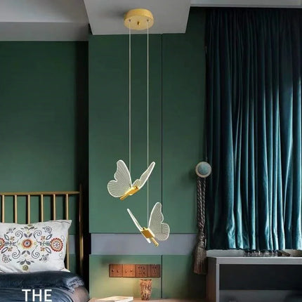 Lustre suspension papillon en acrylique pour décoration maison — LZ4X7P