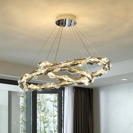 Lustre suspension en cristal pour ambiance élégante et minimaliste — LZ4Q7M2