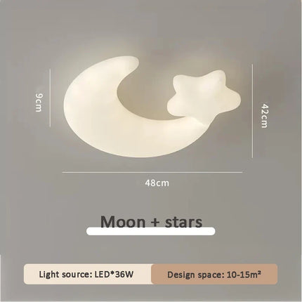 Plafonnier décoratif étoiles, lune et nuage pour chambre enfant — LZ4X9B