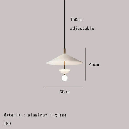 Lustre en métal avec fil réglable et lumière 3000K — LZ4X9V