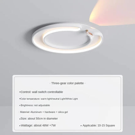 Plafonnier LED moderne pour une ambiance chaleureuse et romantique — LZ4X9P2
