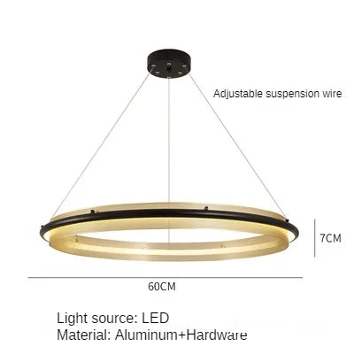 Lustre LED circulaire décoratif au design moderne — LZ4X9P2