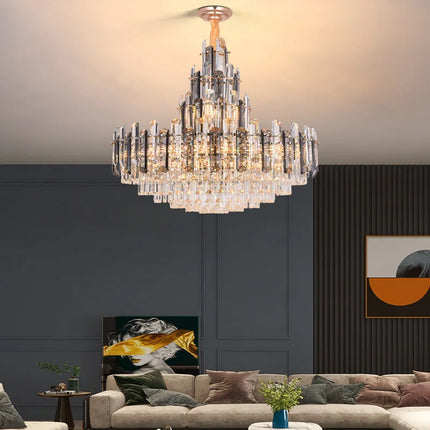 Lustre suspension ovale en cristal LED dimmable tendance 2022 — LZ4P9X