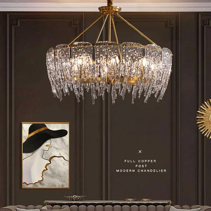 Lustre LED en cristal au design moderne pour intérieur — LZ4QJ7