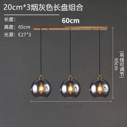 Lustre suspension en verre au design nordique pour intérieur — LZ4P7XQ