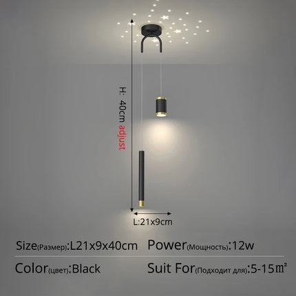 Suspension moderne décorative pour effet ciel étoilé — LZ4P9XJ