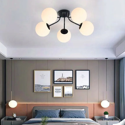 Suspension LED en verre style nordique pour intérieur — LZ4X9P