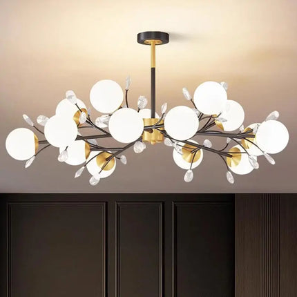 Lustre LED en cristal style nordique pour décoration intérieure — LZ4X9T