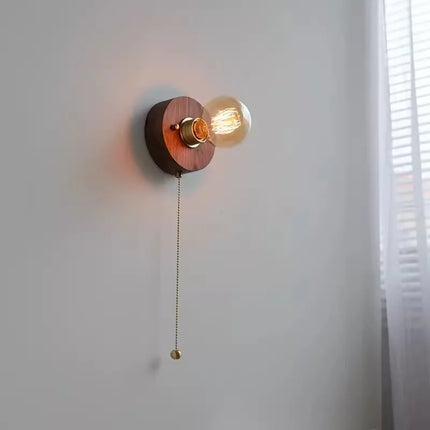 Applique murale en bois style wabi sabi pour éclairage décoratif intérieur — LZ4X9T2