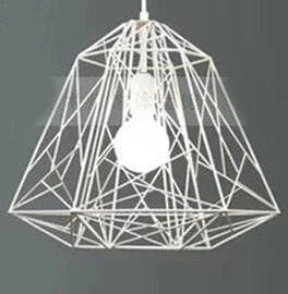 Suspension vintage en cage géométrique pour bar et restaurant — LZ4X9Q