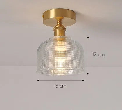 Plafonnier moderne en verre lumineux pour intérieur et extérieur — LZ4QX9