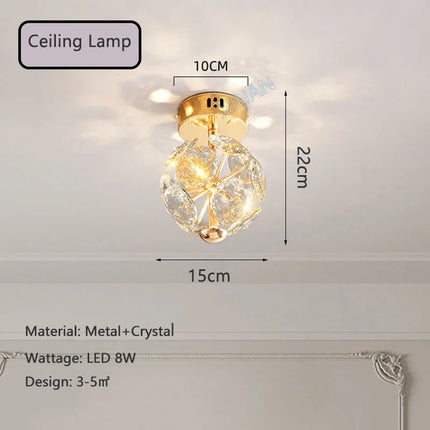 Suspension cristal motif pissenlit avec télécommande et gradation — LZ7XQ2