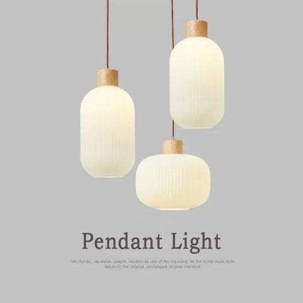 Lustre LED loft moderne avec abat-jour en verre — LZ4X9P2