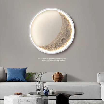 Applique murale décorative en forme de lune — LZ7XQ2