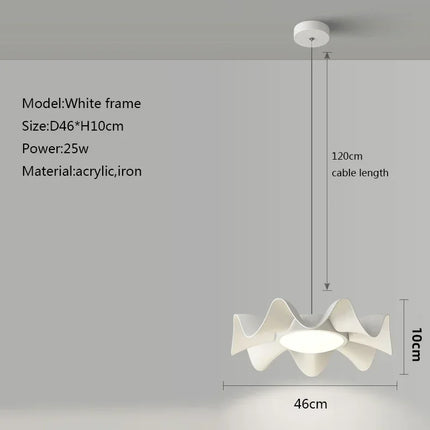 Suspension LED moderne style nordique rétro pour intérieur — LZ4X9D2