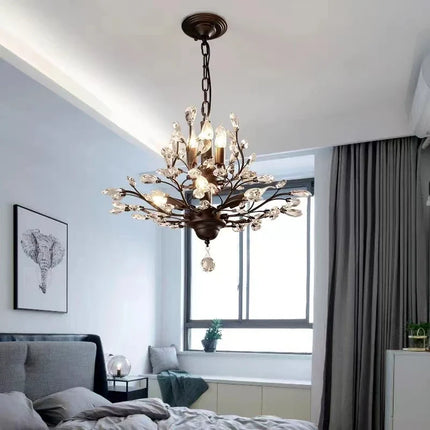 Lustre en cristal rétro pour boutique créative et originale — LZ4X9T