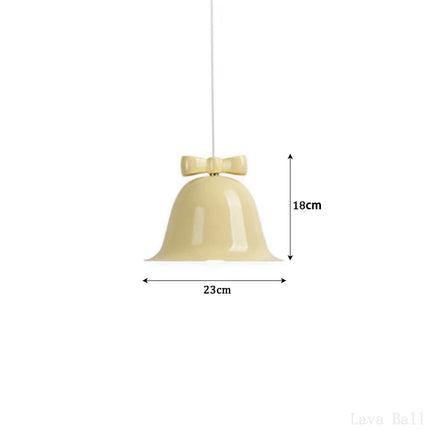 Suspension moderne en forme de cloche avec nœud décoratif — LZ4XJ9
