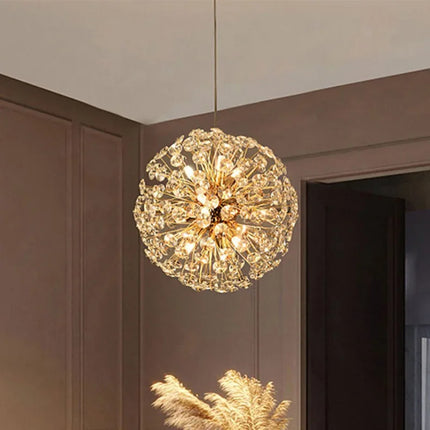 Lustre suspendu LED en cristal design moderne luxe 2024 — LZ7XQ2