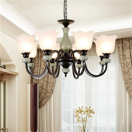 Lustre vintage en céramique style américain pour éclairage intérieur — LZ4X9P