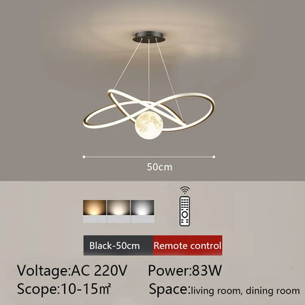 Plafonnier LED suspendu à design circulaire — LZ4P9XQ