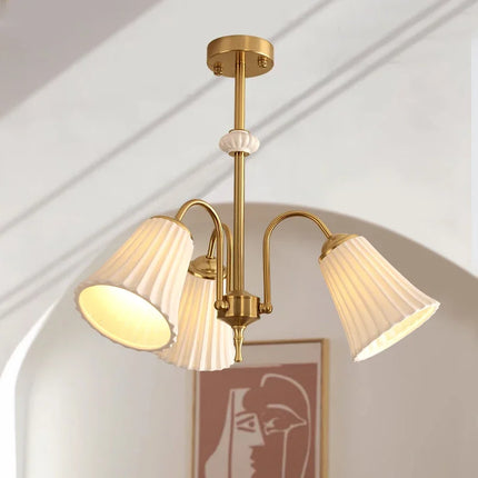 Lustre en céramique au style nordique moderne pour intérieur élégant — LZ4X9P