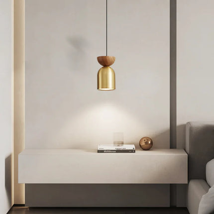Suspension intérieure moderne en cuivre noir et or — LZ4X9P2
