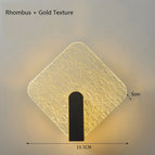 Rhombe d'or / Blanc chaud (2700-3500K)