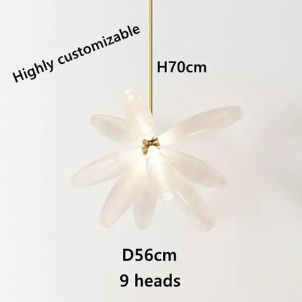 Lustre suspension en verre style nordique pour intérieur — LZ4X9T2