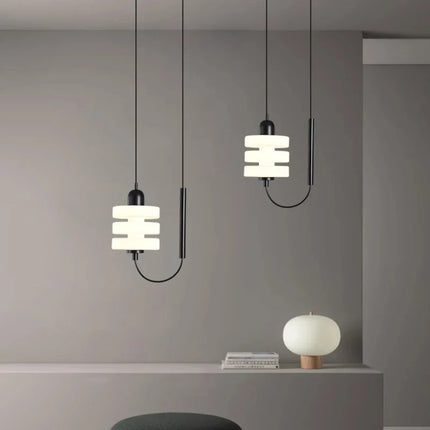 Lustre en verre au style nordique pour décoration intérieure moderne — LZ4X9T