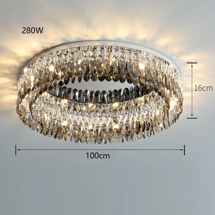 Lustre LED en cristal au design moderne pour intérieur — LZ4X9T2