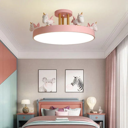 Lustre enfant avec motif cheval pour chambre garçon et fille — LZ4X9T